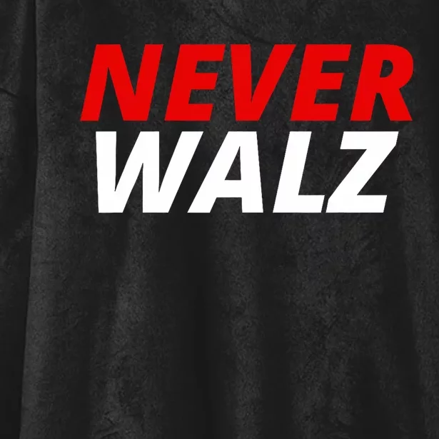 Never Walz Hooded Wearable Blanket