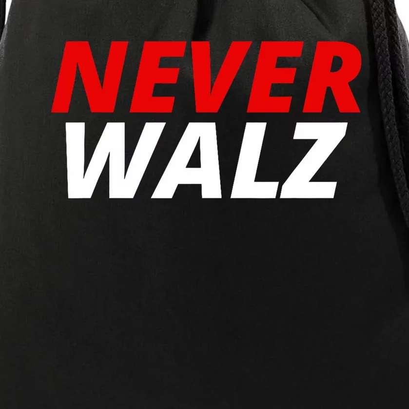 Never Walz Drawstring Bag