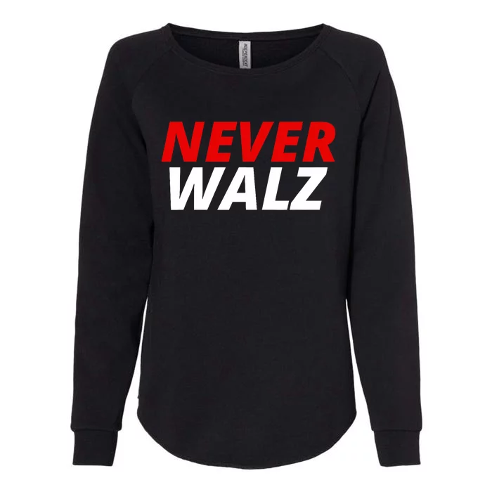 Never Walz Womens California Wash Sweatshirt