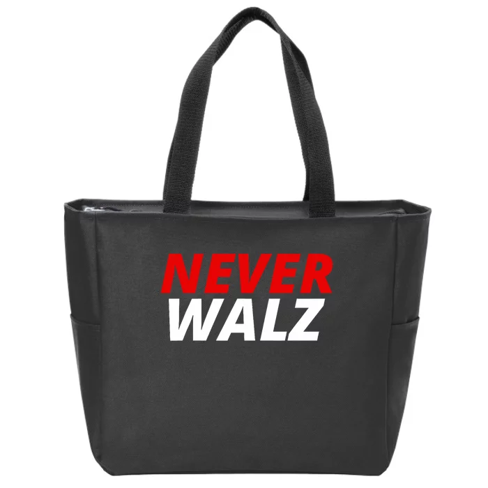 Never Walz Zip Tote Bag