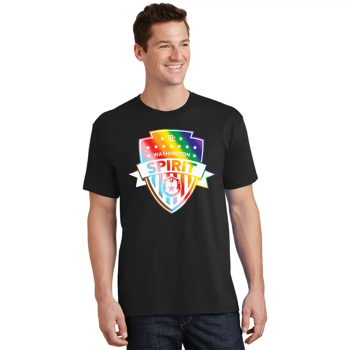 Nwsl Washington Spirit Pride Crest T-Shirt