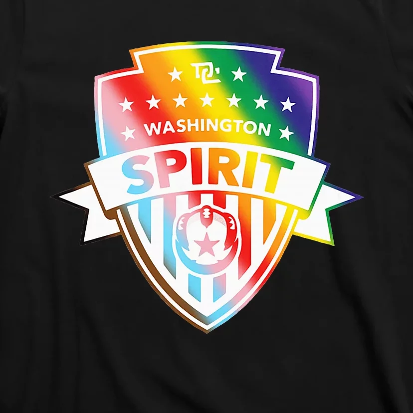 Nwsl Washington Spirit Pride Crest T-Shirt