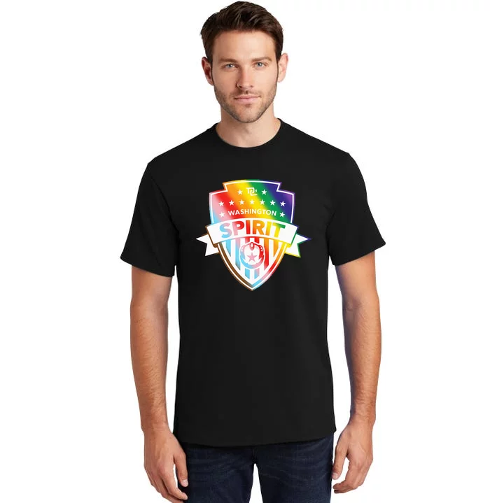 Nwsl Washington Spirit Pride Crest Tall T-Shirt