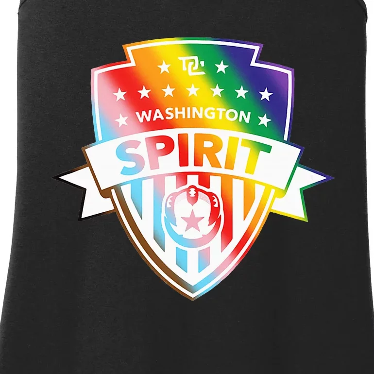 Nwsl Washington Spirit Pride Crest Ladies Essential Tank