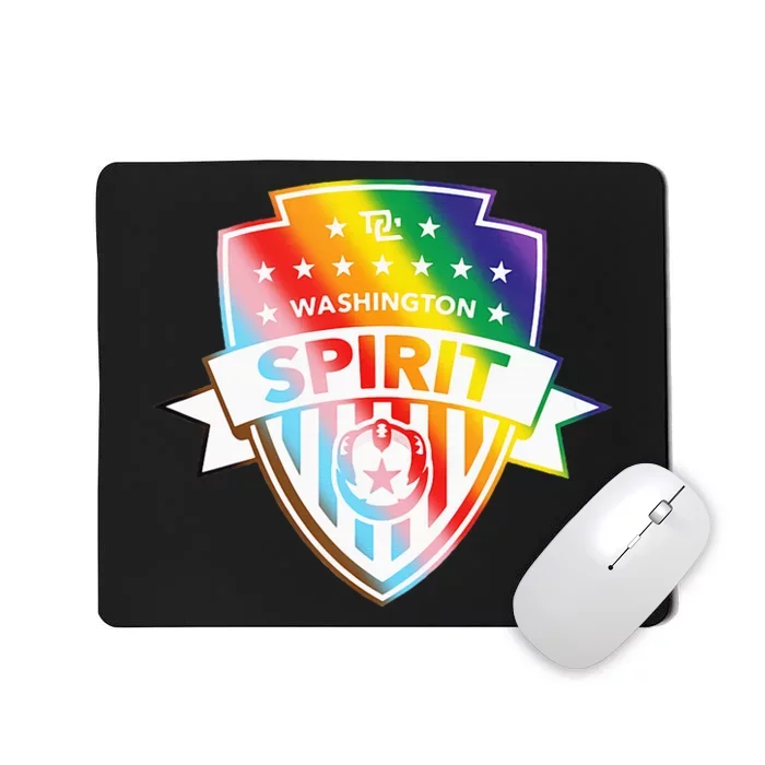 Nwsl Washington Spirit Pride Crest Mousepad