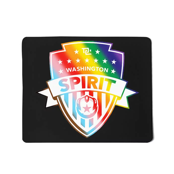 Nwsl Washington Spirit Pride Crest Mousepad