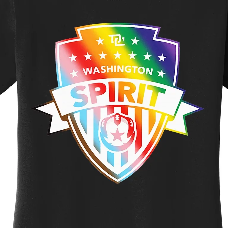 Nwsl Washington Spirit Pride Crest Women's T-Shirt