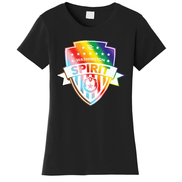 Nwsl Washington Spirit Pride Crest Women's T-Shirt