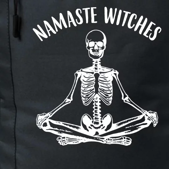 Namaste Witches Skeleton Halloween Yoga Daily Commute Backpack