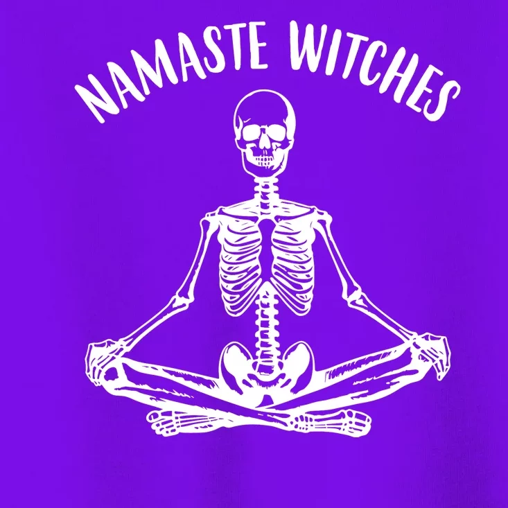 Namaste Witches Skeleton Halloween Yoga Toddler T-Shirt