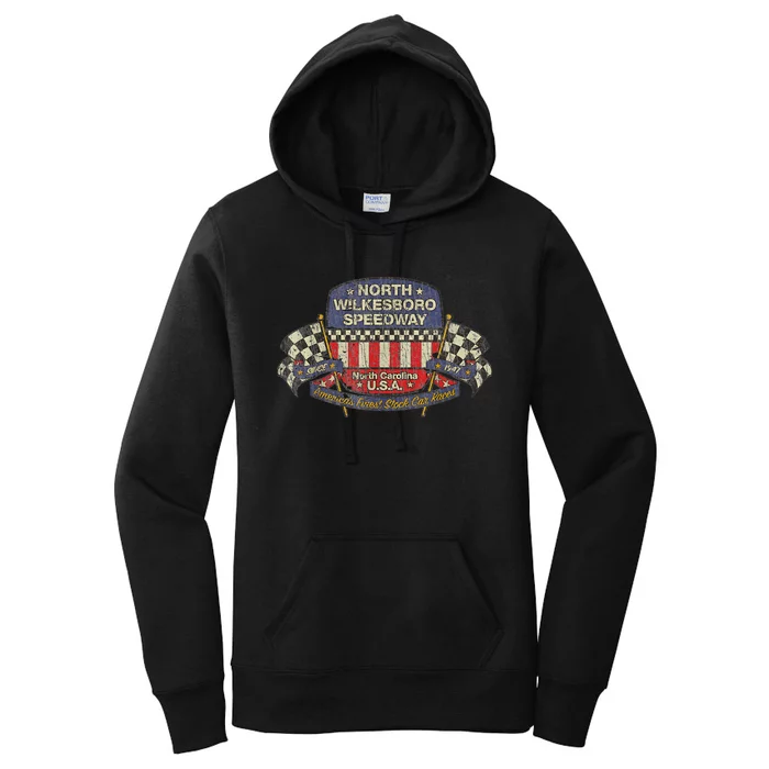 North Wilkesboro Speedway 1947 Women's Pullover Hoodie