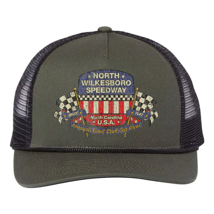 North Wilkesboro Speedway 1947 Retro Rope Trucker Hat Cap