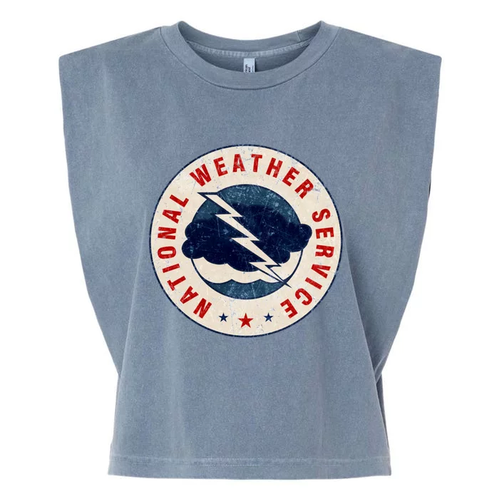 National Weather Service NWS Garment-Dyed Women's Muscle Tee