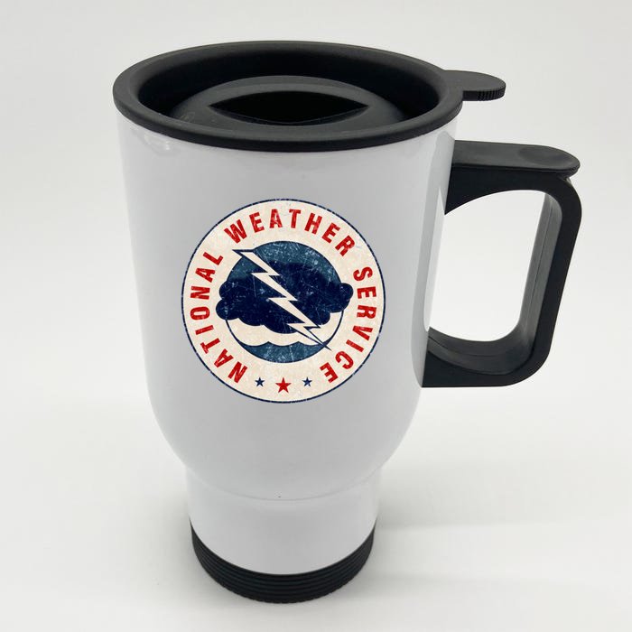 National Weather Service NWS Front & Back Stainless Steel Travel Mug