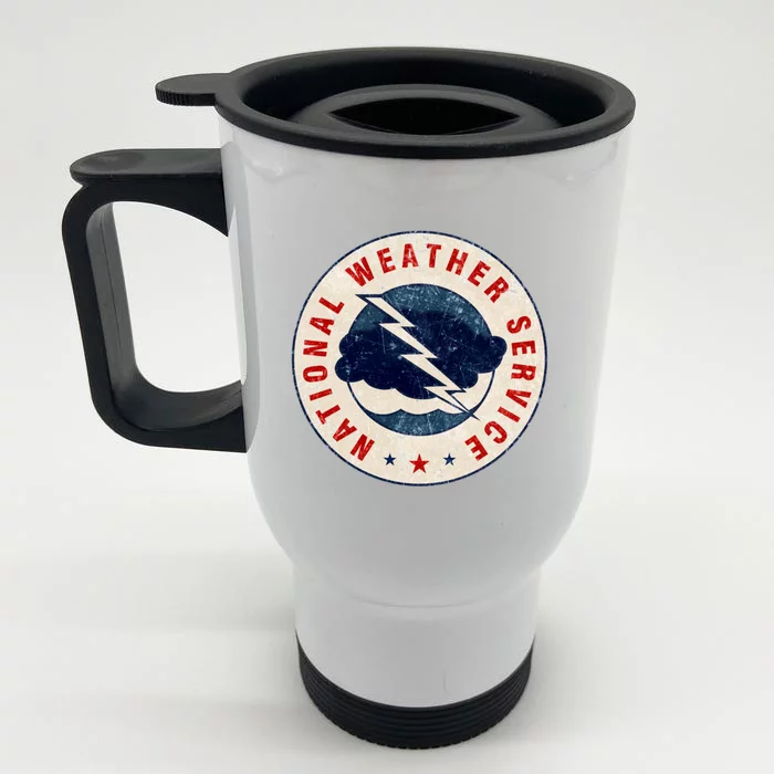 National Weather Service NWS Front & Back Stainless Steel Travel Mug