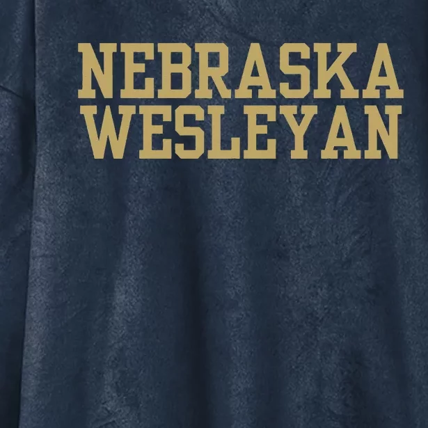 Nebraska Wesleyan University 02 Hooded Wearable Blanket