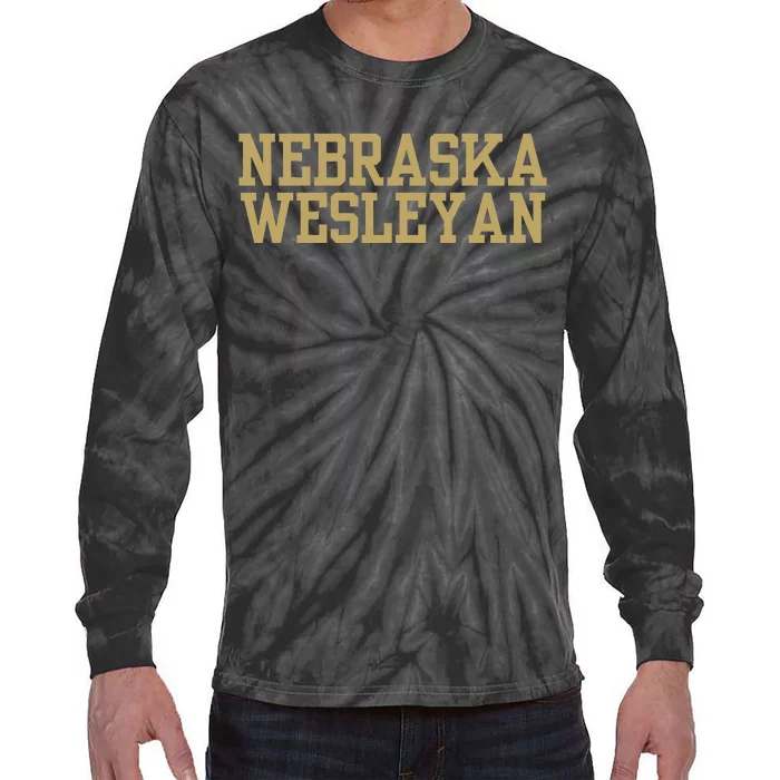 Nebraska Wesleyan University 02 Tie-Dye Long Sleeve Shirt