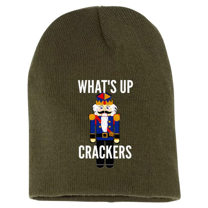 Nutcracker  WhatS Up Crackers Christmas Holiday Short Acrylic Beanie