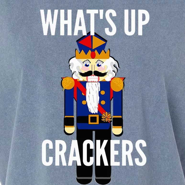 Nutcracker  WhatS Up Crackers Christmas Holiday Garment-Dyed Women's Muscle Tee