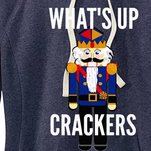 Nutcracker  WhatS Up Crackers Christmas Holiday Women's Fleece Hoodie