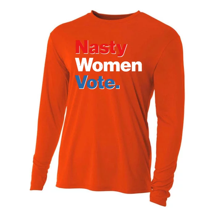 Nasty Women Vote Cooling Performance Long Sleeve Crew