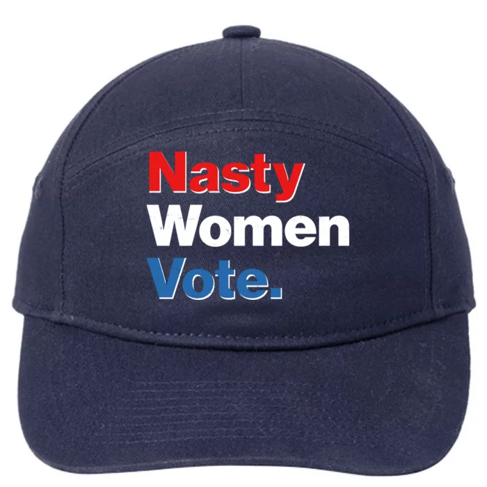 Nasty Women Vote 7-Panel Snapback Hat