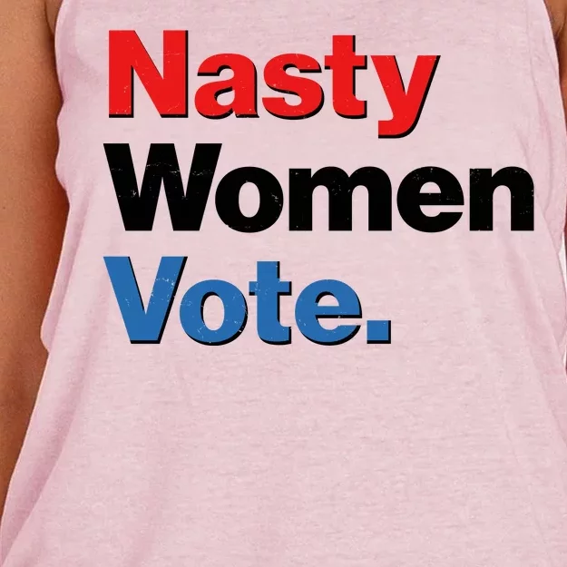 Nasty Women Vote Women's Knotted Racerback Tank