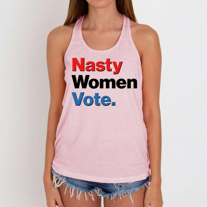 Nasty Women Vote Women's Knotted Racerback Tank