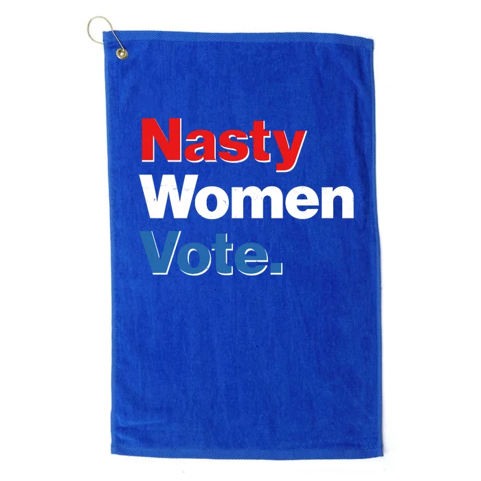 Nasty Women Vote Platinum Collection Golf Towel