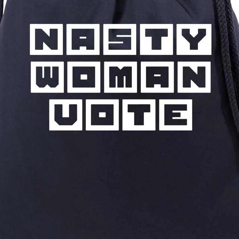 Nasty Women Vote Drawstring Bag