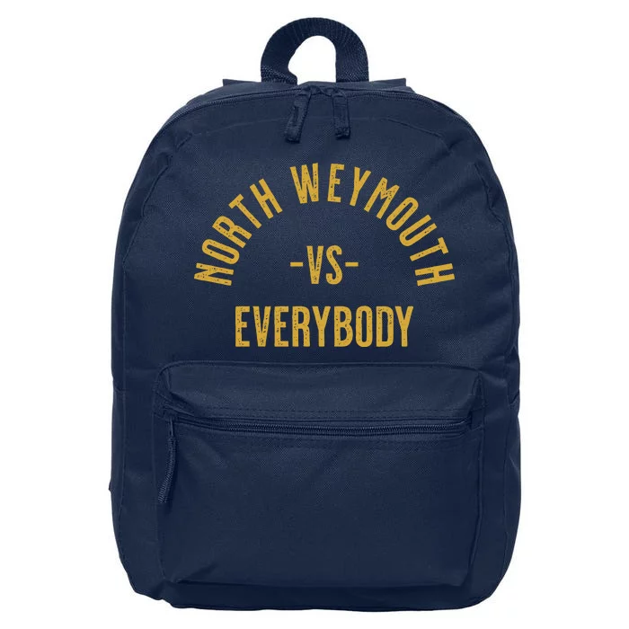 North Weymouth Vs Everybody 16 in Basic Backpack