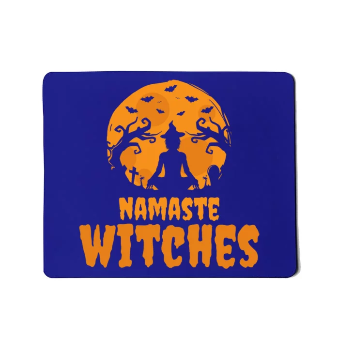 Namaste Witches Yoga Instructor Funny Halloween Yoga Gift Mousepad