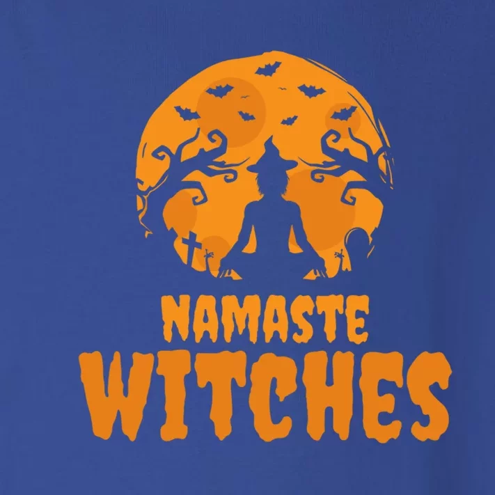 Namaste Witches Yoga Instructor Funny Halloween Yoga Gift Toddler Long Sleeve Shirt