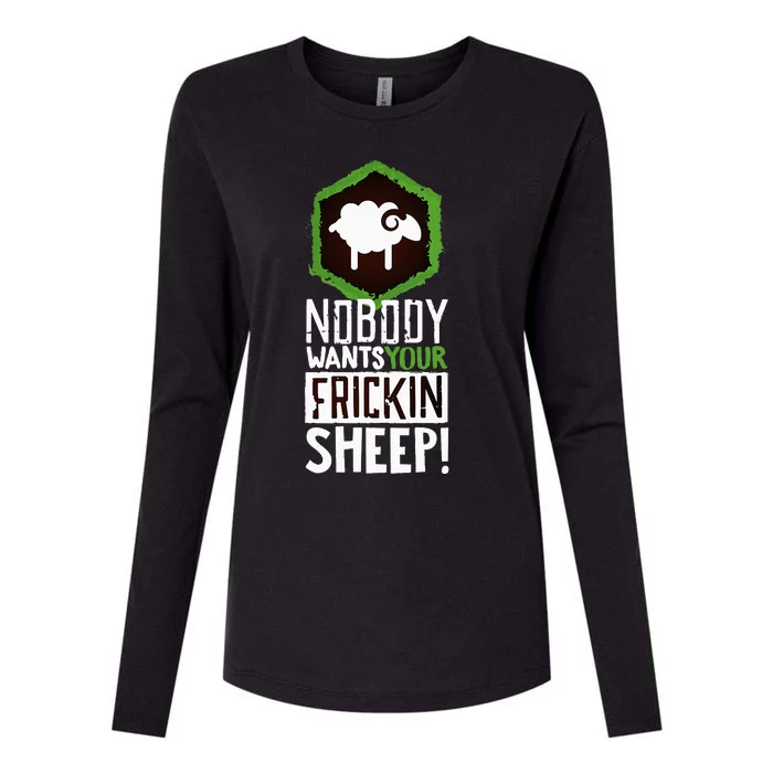 Nobody Wants Your Board Game Womens Cotton Relaxed Long Sleeve T-Shirt