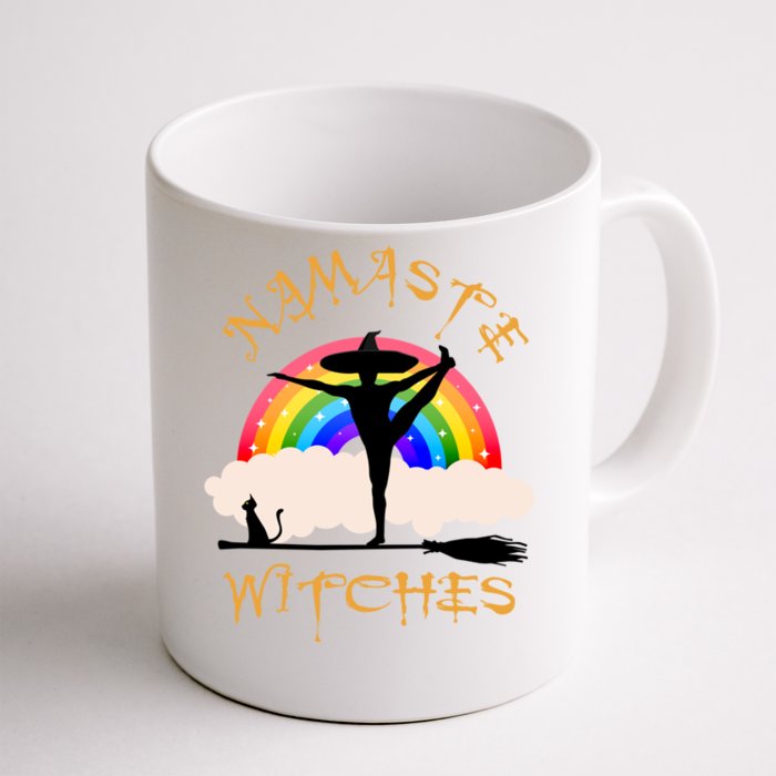 Namaste Witches Yoga Gift Front & Back Coffee Mug