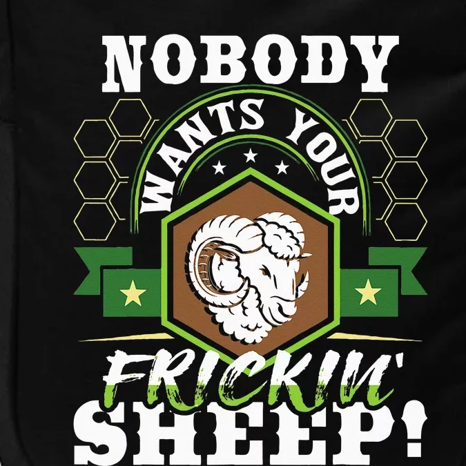 Nobody Wants Your Sheep Funny Tabletop Game Board Gaming Impact Tech Backpack