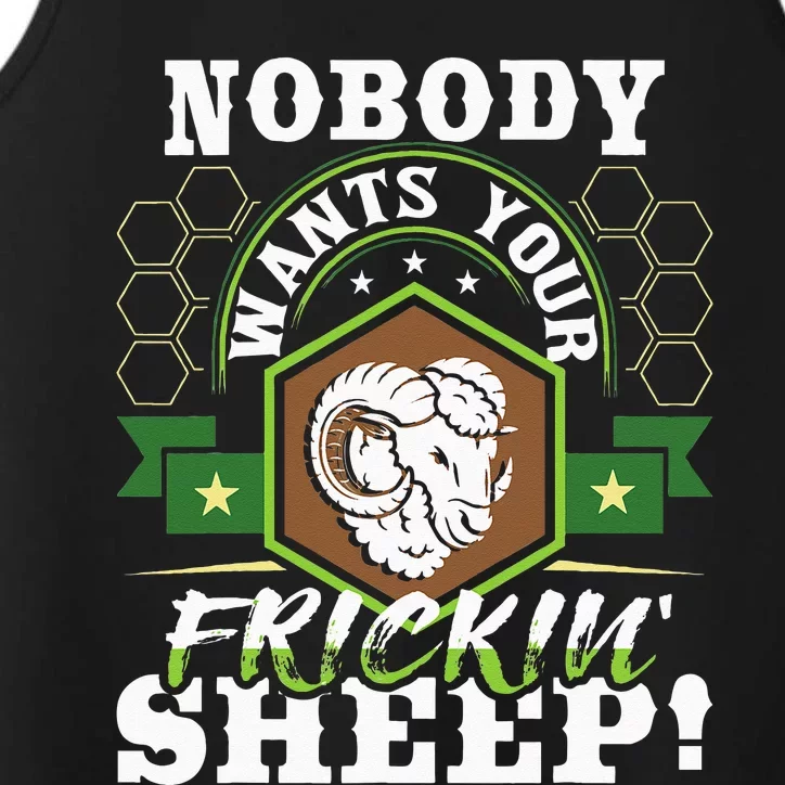 Nobody Wants Your Sheep Funny Tabletop Game Board Gaming Performance Tank