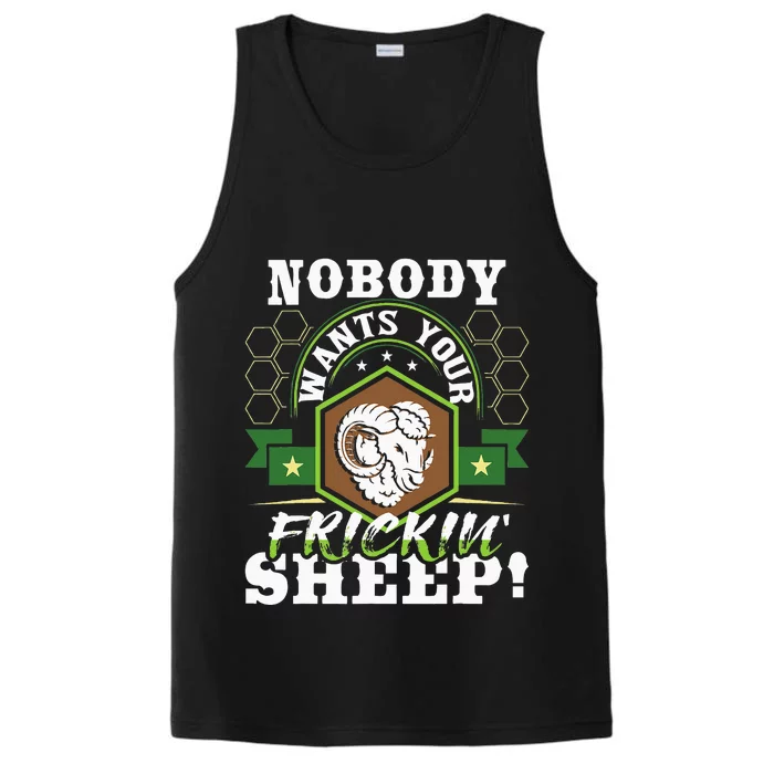 Nobody Wants Your Sheep Funny Tabletop Game Board Gaming Performance Tank