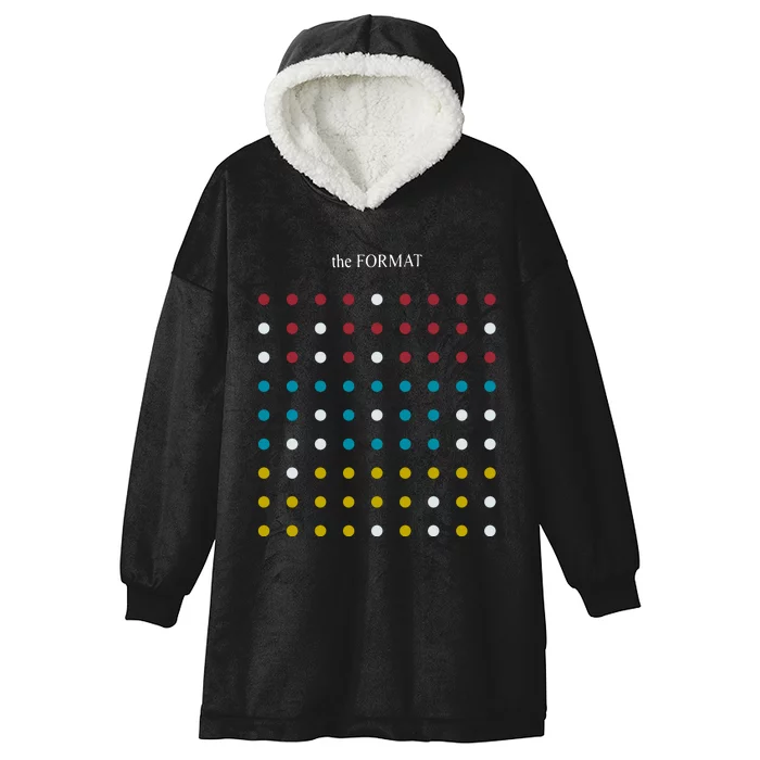 Nateruess X Hello The Format Dots Black Hooded Wearable Blanket