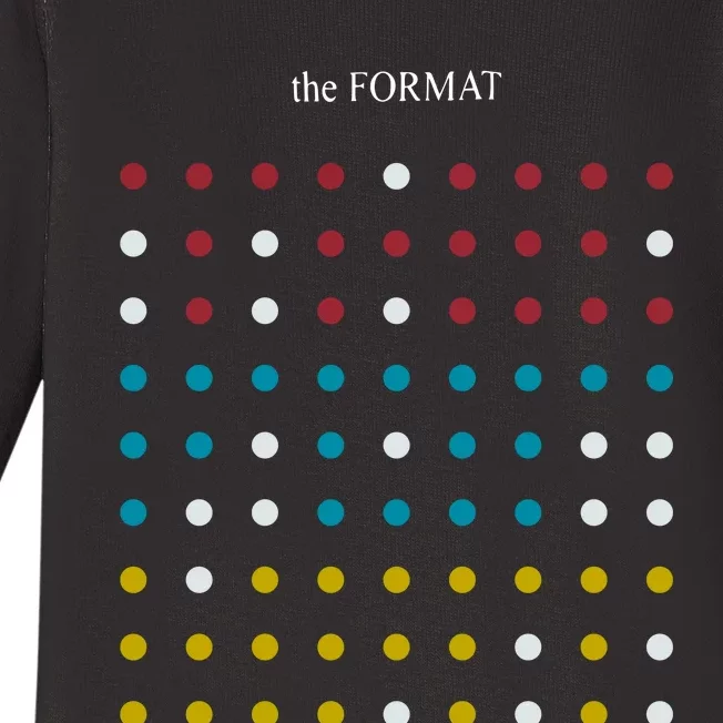 Nateruess X Hello The Format Dots Black Baby Long Sleeve Bodysuit