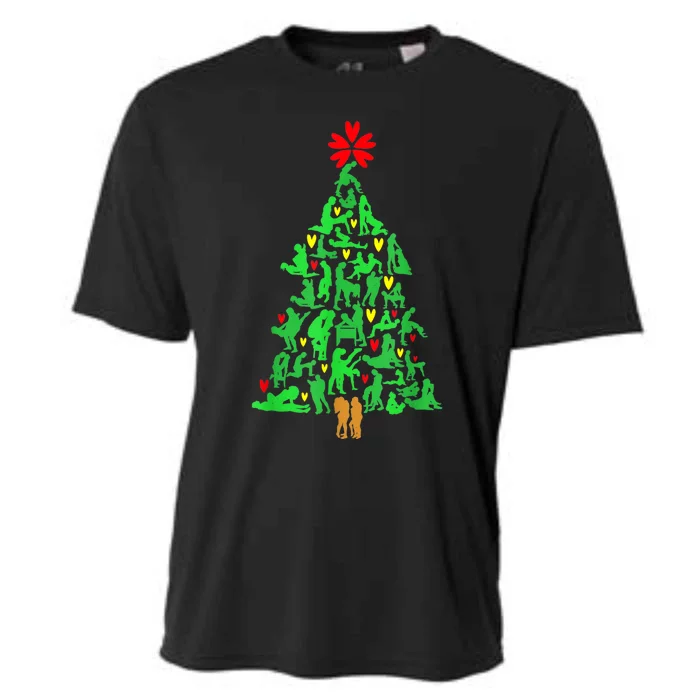 Naughty Xmas Ornaments Kamasutra Adult Humor Christmas Cooling Performance Crew T-Shirt