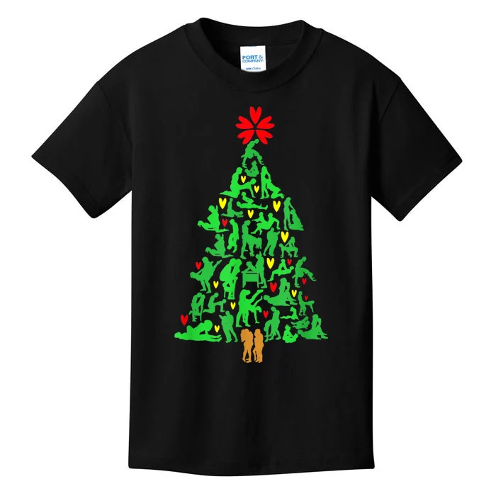 Naughty Xmas Ornaments Kamasutra Adult Humor Christmas Kids T-Shirt