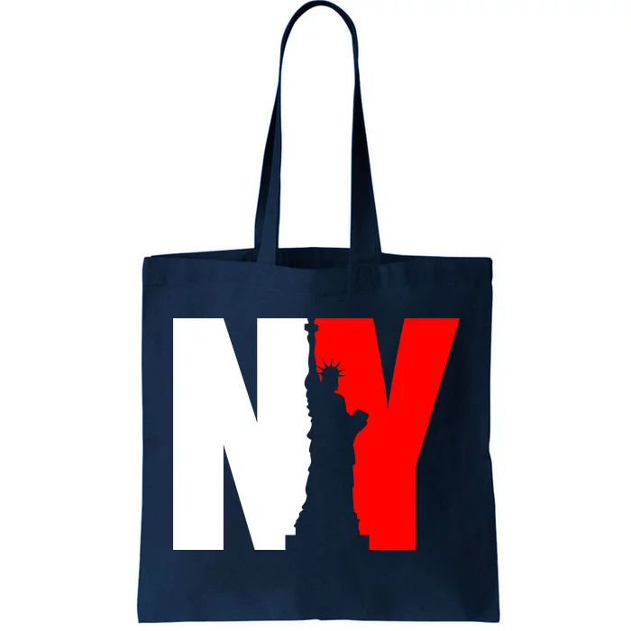 NY - New York Statue Of Liberty Die Cut Tote Bag