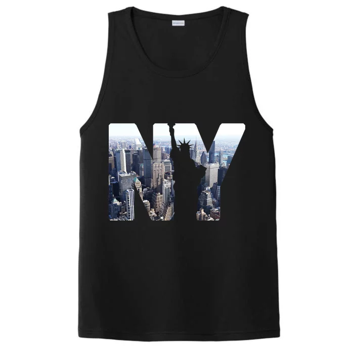 NY Statue Of Liberty Performance Tank