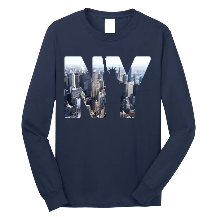 NY Statue Of Liberty Long Sleeve Shirt