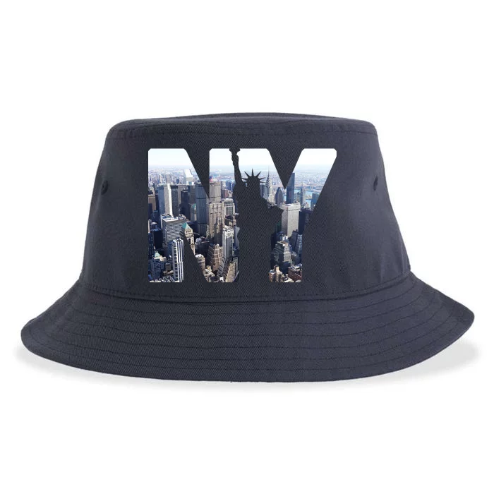 NY Statue Of Liberty Sustainable Bucket Hat