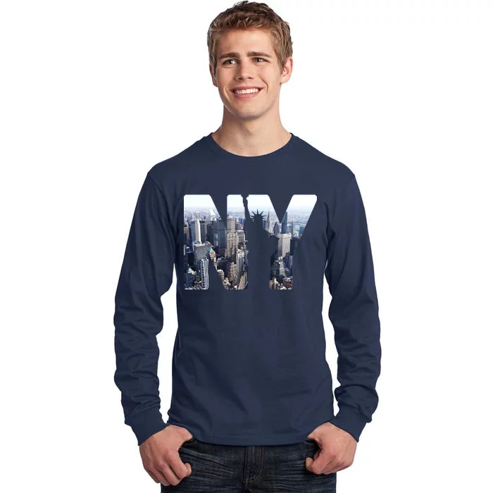 NY Statue Of Liberty Tall Long Sleeve T-Shirt