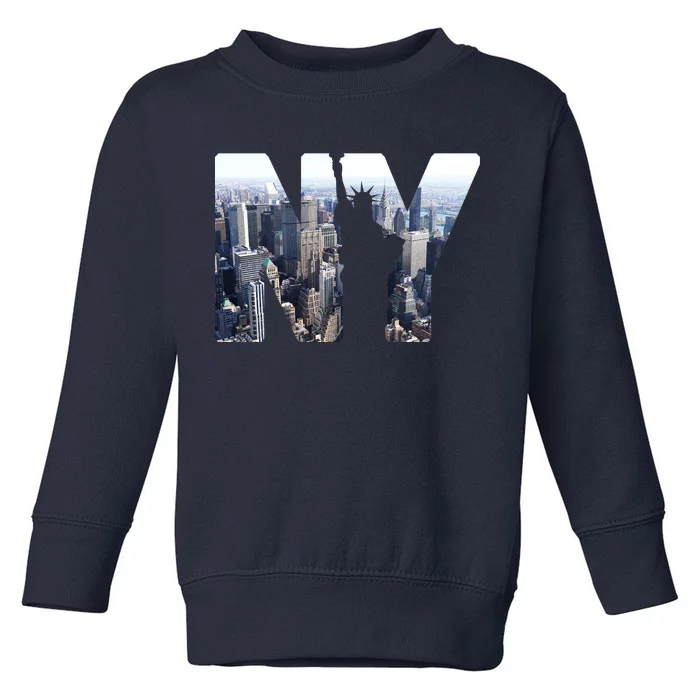 NY Statue Of Liberty Toddler Sweatshirt