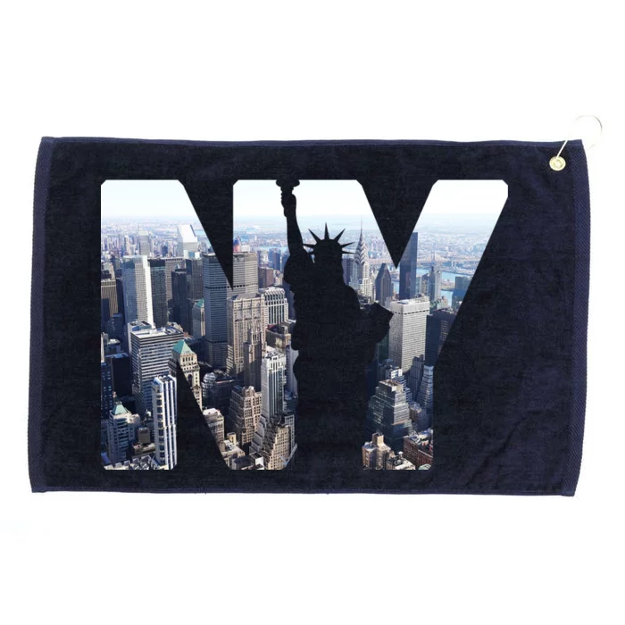 NY Statue Of Liberty Grommeted Golf Towel