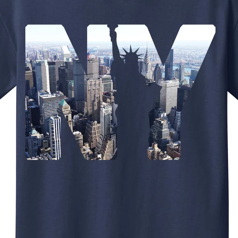 NY Statue Of Liberty Kids T-Shirt